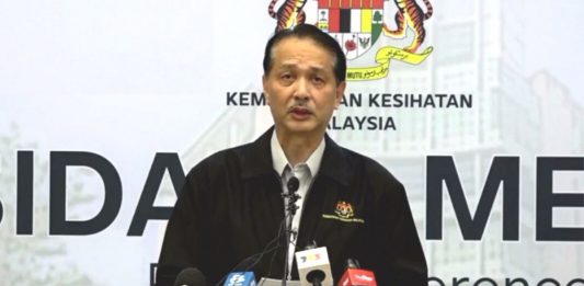 Dr Noor Hisham Abdullah dalam sidan media covid19