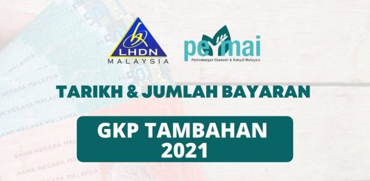 Tarikh dan Jumlah Bayaran Geran Khas Prihatin Tambahan 2021 (GKP 3.0)